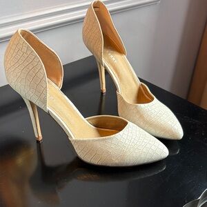 Elegant Cream High Heels